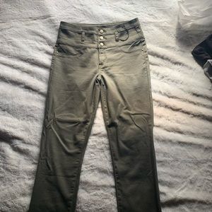 Olive green pants -Charlotte Russe